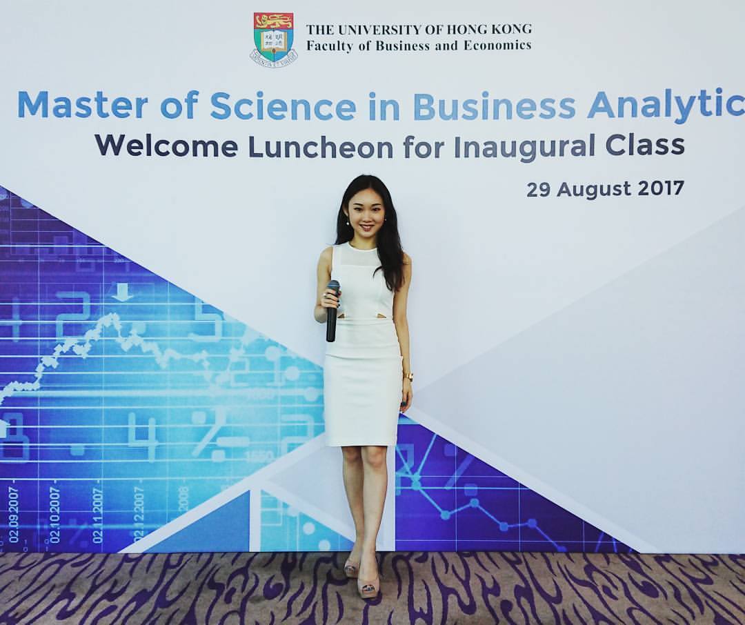 Annissa Choi司儀工作紀錄: 活動主持 | HKU Master of Science in Business Analytics Welcome Luncheon for Inaugural Class