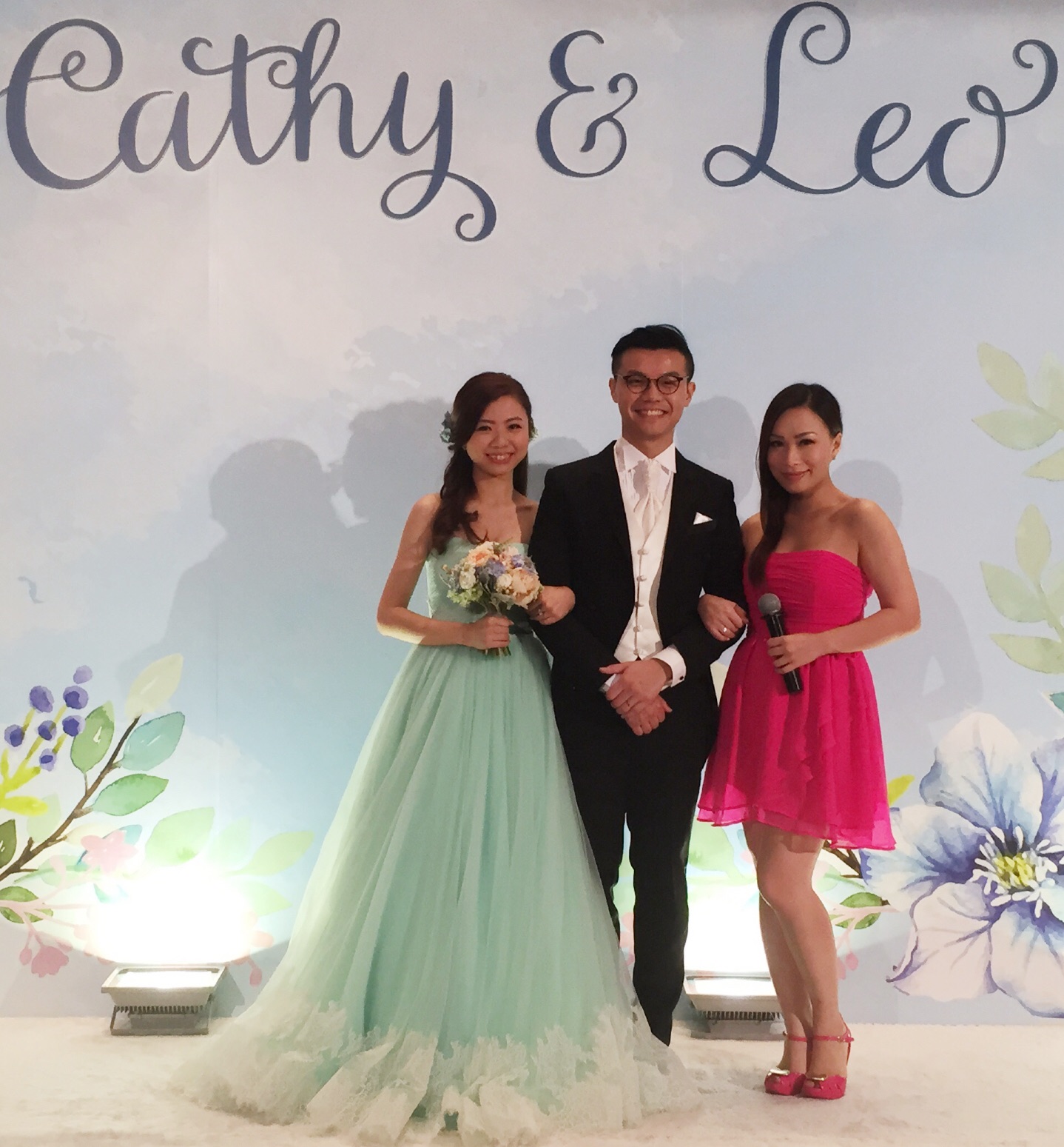 Sherry Cheng 鄭曉瀠司儀工作紀錄: wedding MC for Cathy & Leo