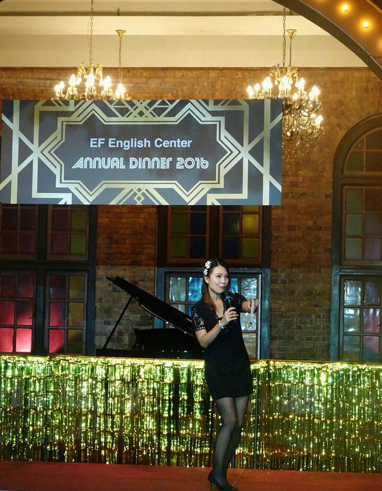 梁雯婷 Agnes Leung司儀工作紀錄: EF English Centre Annual Dinner 2016