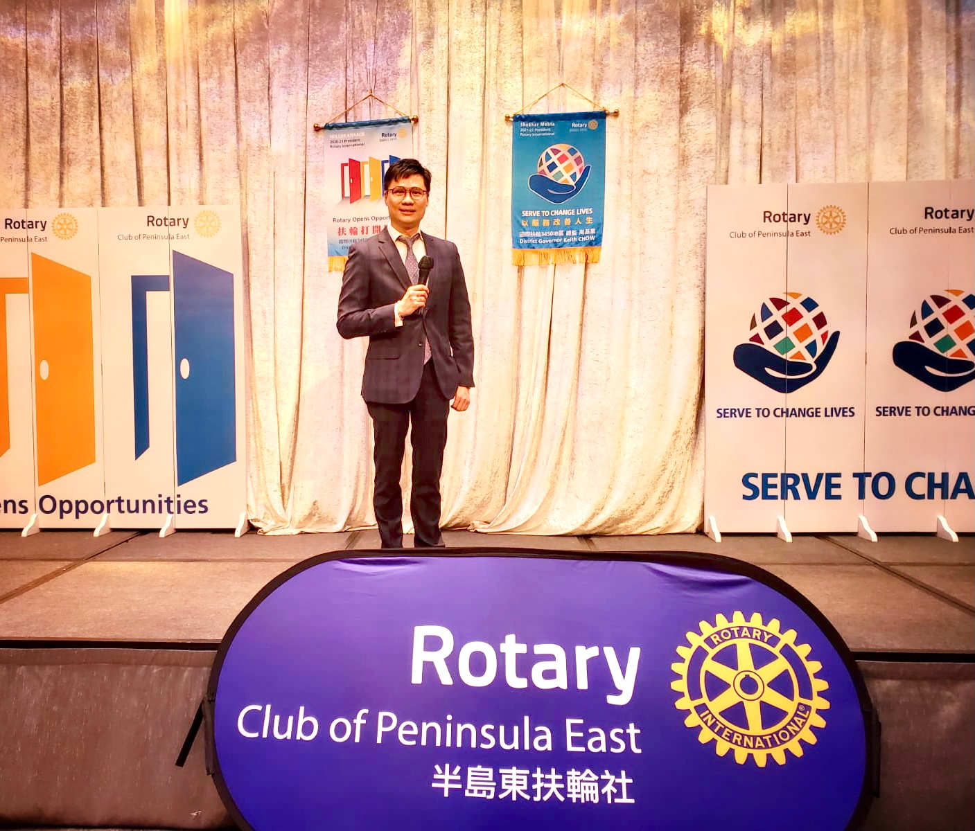 司儀MC Edwin Ng (吳志禧)工作紀錄: Rotary Club of Peninsula East Installation 2021-2022