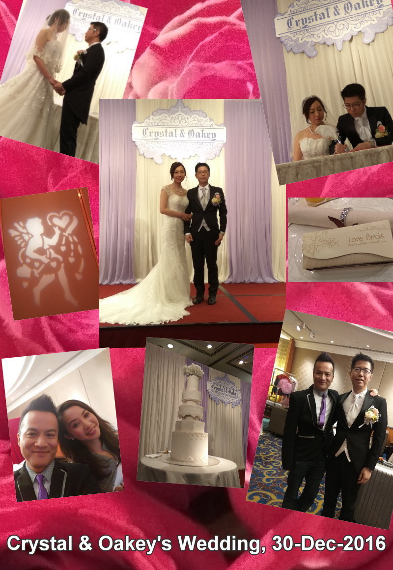 陳乃醉 (Nigel Chan)司儀工作紀錄: 「婚禮司儀」Crystal & Oakey's Wedding @ JW Marriot Hong Kong